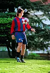 Messi 2003., kada je još igrao za mladu ekipu Barcelone.