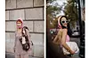 Street style s fantomkama u pastelnoj boji